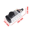 2.2KW Air Cooled Spindle Motor for CNC Milling Engraving (24000rpm, ER20)