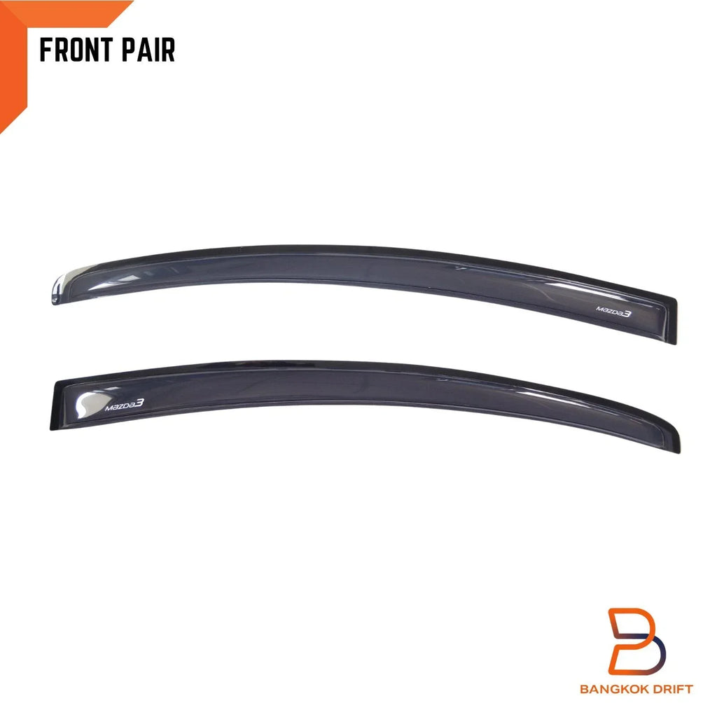 Weather Shield Window Visor Rain Guard for Mazda 3 BK Sedan (2003-2009)