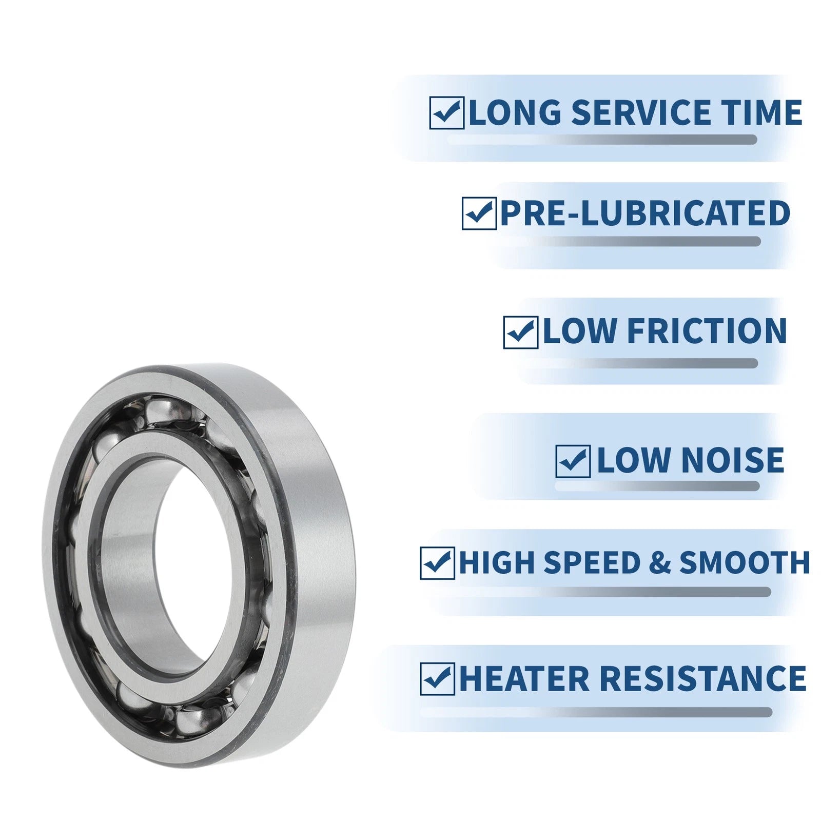 6209 Deep Groove Ball Bearing for Scooter Skateboard Wheel (45x85x19mm)