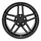 18 Inch Gloss Black Wheel for 1988-2004 Chevy Corvette Rear Wheel