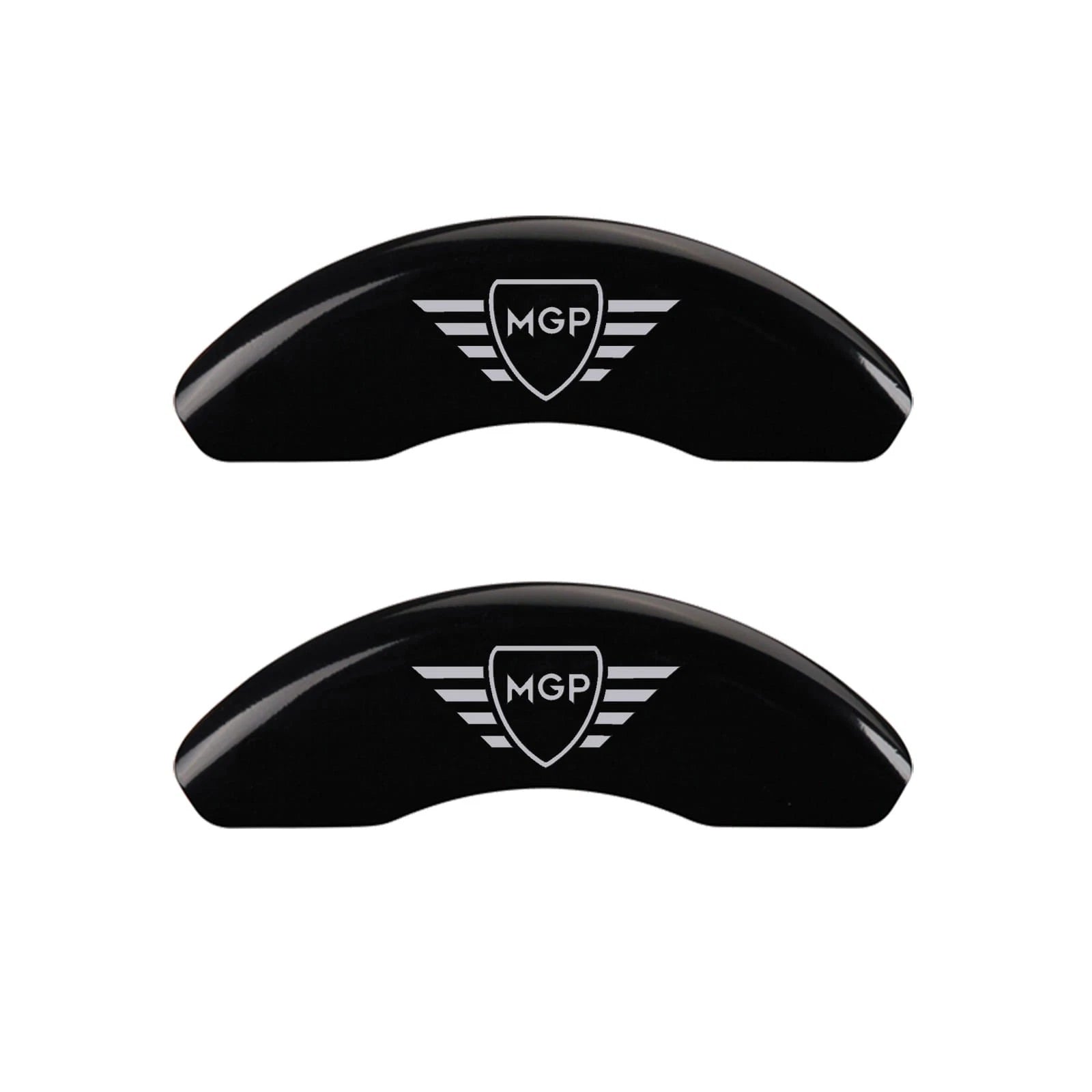 Caliper Covers Set of 4 Black with Logo for Dodge Dart (2013–2016)