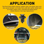 Set of 100 Bumper 10mm Clips for Honda