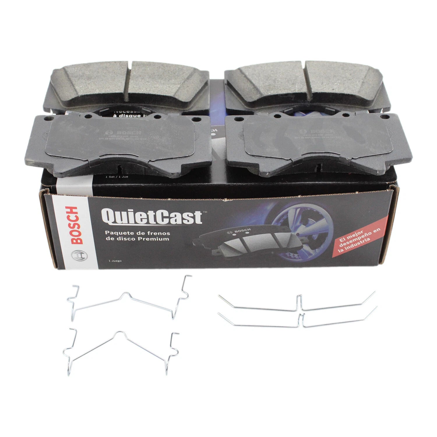 Bosch QuietCast Front Ceramic Brake Pads for Lexus LX570, Toyota Sequoia, Tundra (2008–2021)