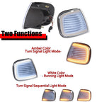 LED Front Switchback Parking DRL Turn Signal Lights for Ford F-Series