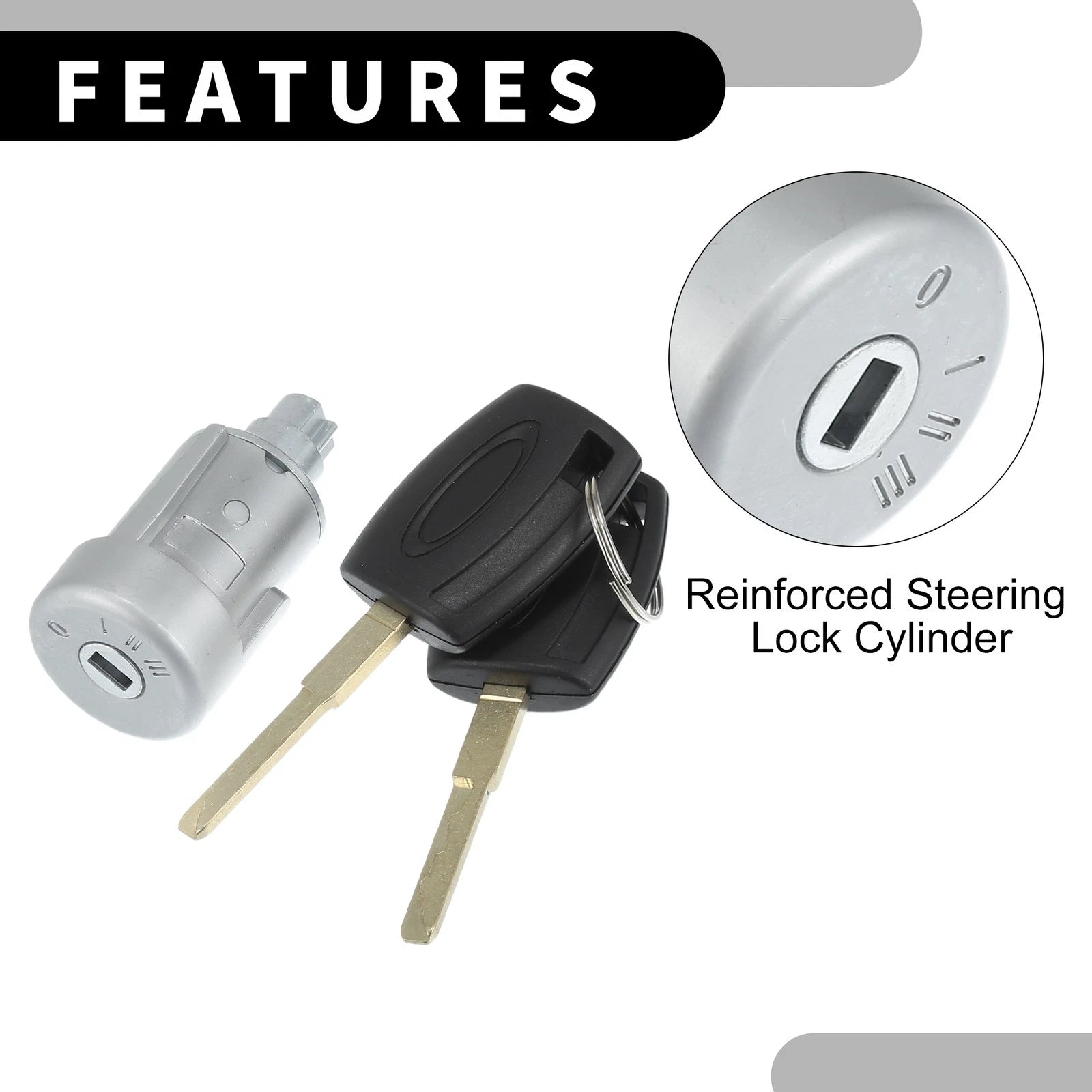 Ignition Lock Cylinder for Ford Transit MK8 (2014–2019)