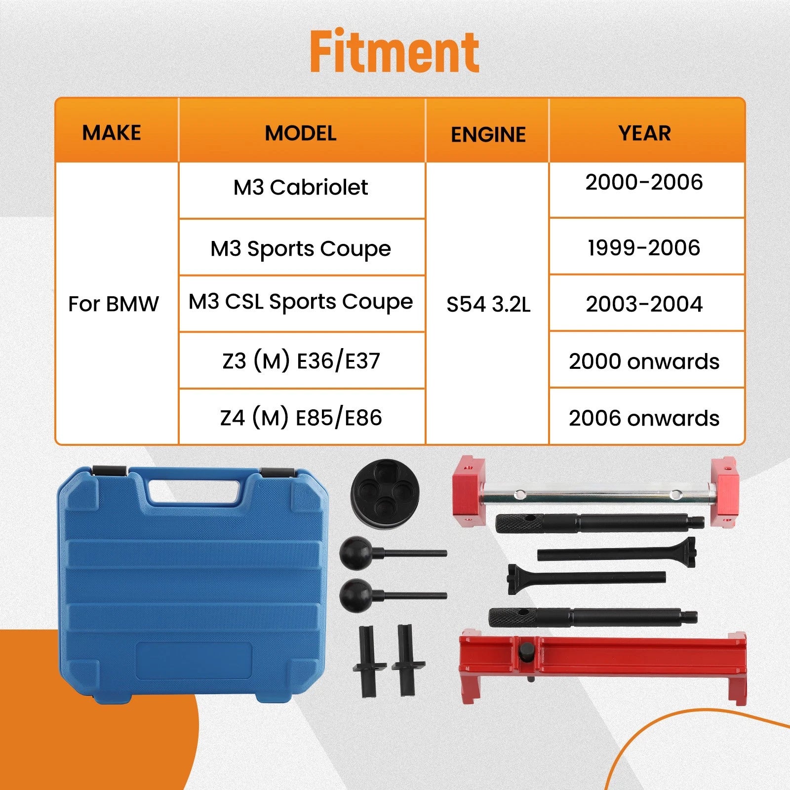 Camshaft Alignment Timing Tool Kit for BMW M3 Cabriolet (2000–2006)