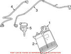 Vacuum Hose for Dodge Durango (2011–2020) OEM Mopar