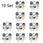 10 Set Carburetor Diaphragm Kit for Zama C1S-M8 C1S-M9 C1S-M12 C1S-M13 DR86 RB-10