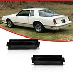 2PC Smoked Rear Side Marker Lights for Chevy Monte Carlo (1981–1988)