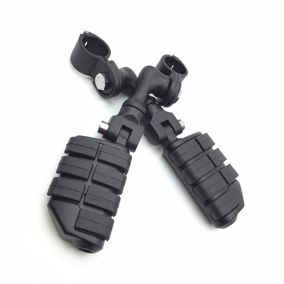 Dually Highway P-Clamps Large Footpeg Kit 1-1/4 inch for Motorcycle