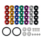 Aluminum Quick Release Fastener Kit for Car Bumpers Trunk Fender Hatch