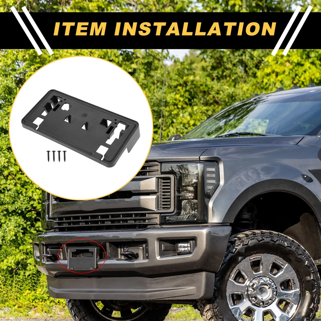 Set of 1 Front Bumper License Plate Bracket for Ford F-150 (2021–2023)