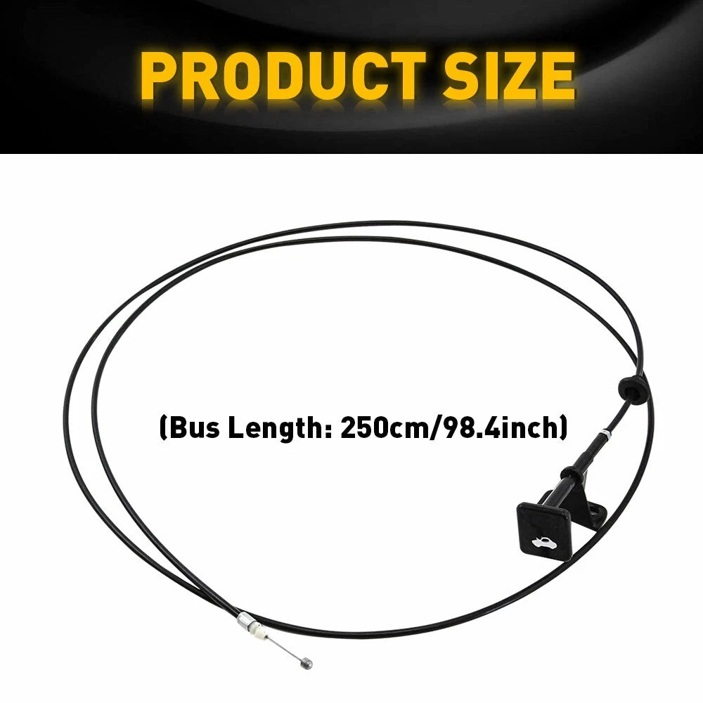 Hood Release Cable with Handle for Honda Civic (1996-2000)
