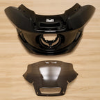 Black Headlight Fairing + Smoked Windshield for Harley Low Rider ST (2022–2023)
