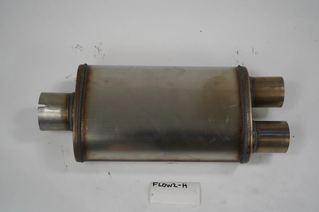 Flow II 52198 3" Center In To 2.5" Dual Out Exhaust for Open Box Special
