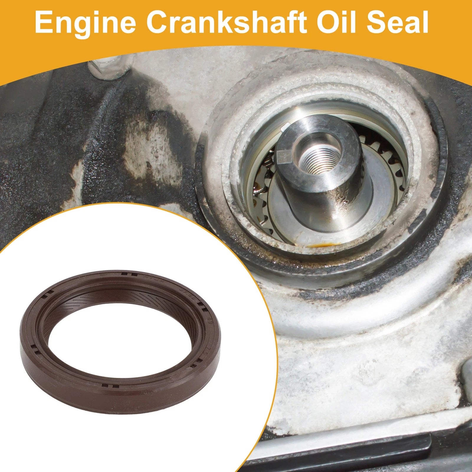 Engine Front Crankshaft Oil Seal for Hyundai Elantra (1995–2010) No. 21421-23020