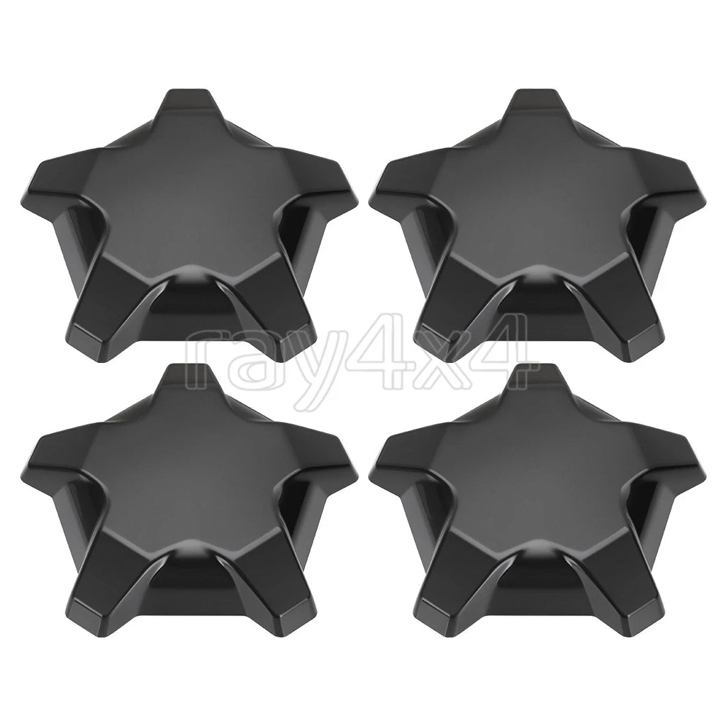 Set of 4 Black 5 Lug Rim Wheel Caps 1523842-744 for Polaris RZR Pro R 2022–2024