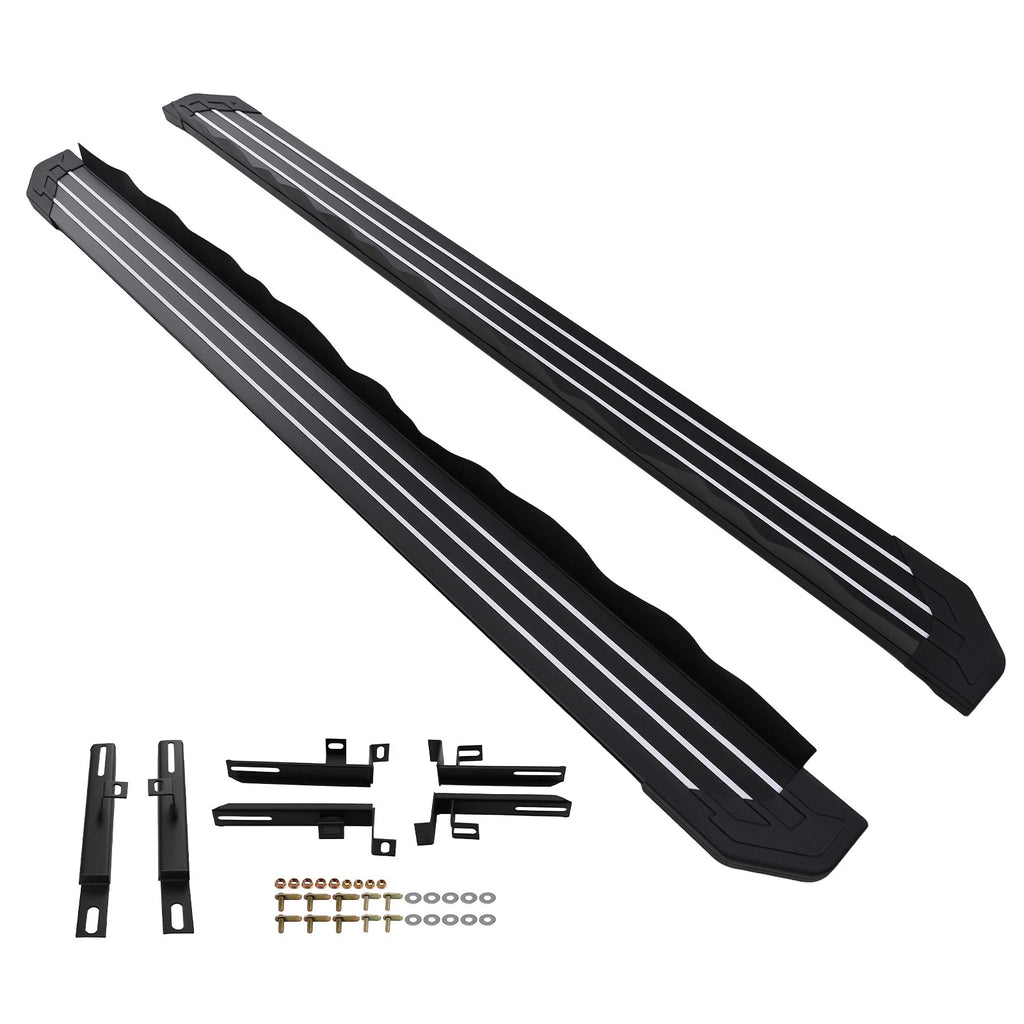 Set of 2 Aluminum Running Board Nerf Bars for Jeep Grand Cherokee (2011–2021)