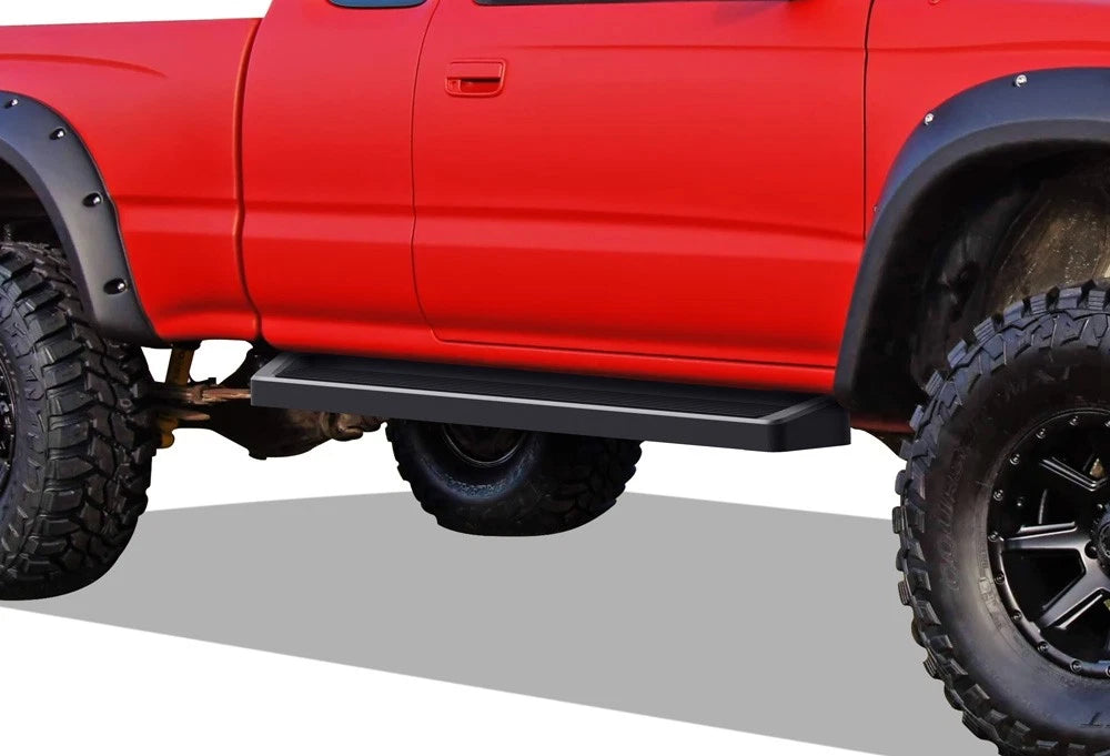 iBoard Black Running Boards for Toyota Tacoma (1995–2004)