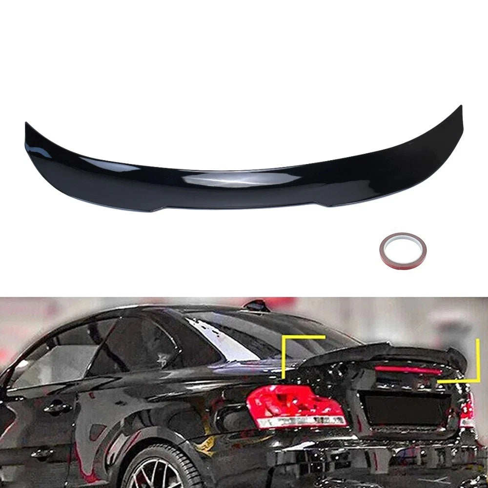 PSM Style Glossy Black Trunk Spoiler Wing for BMW E82 1 Series Coupe (2007–2013)
