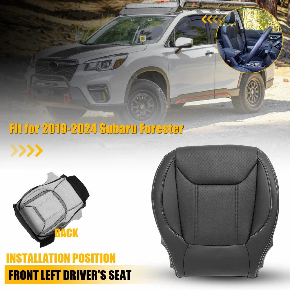 Driver Bottom Perforated Leather Cover for Subaru Forester (2019–2024)