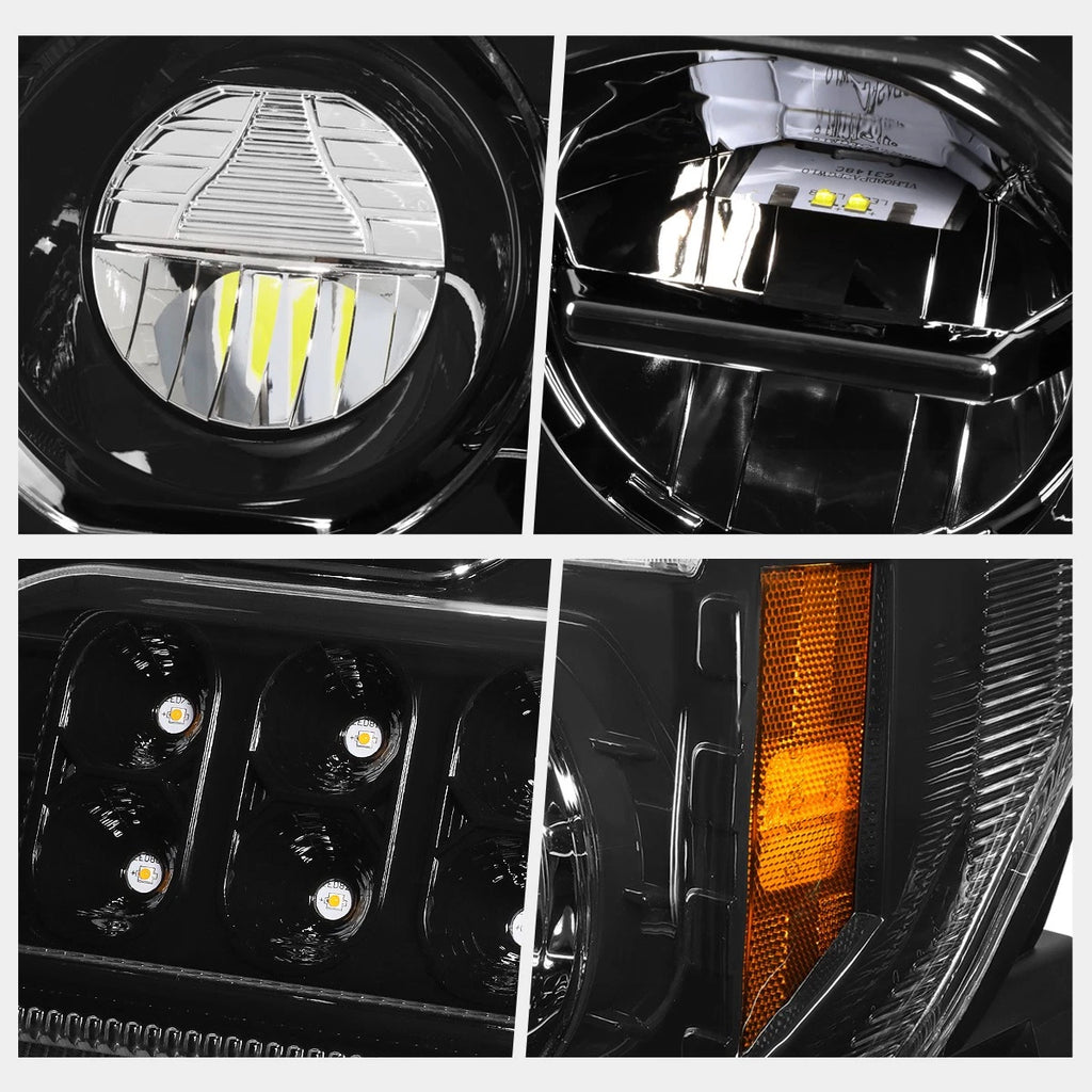 Full LED DRL Sequential Turn Signal Headlights for Kenworth W990 (2019–2024)