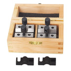 Set of 2 V-Block Clamps for Precision Machining
