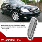 2X Clear Front Side Marker Lights for Mercedes-Benz C-Class (W203)