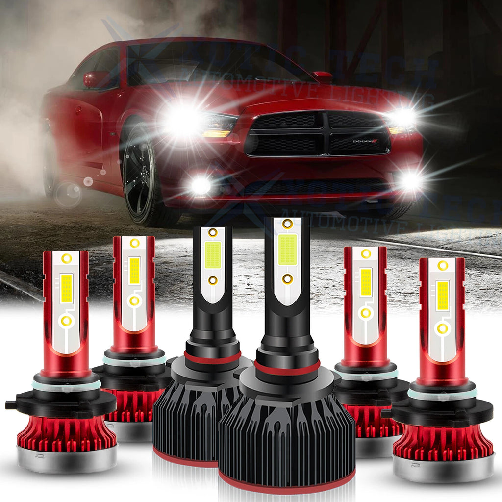 LED Headlight and Fog Light Bulbs for Dodge Charger (2006–2009)