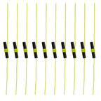 10pcs Quick Knot Line Stopper for Marine Fishing (Fluorescent Green Nylon)