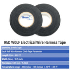 Set of 2 Electric Wire Loom Heat Proof Insulation Tape for Automotive Use
