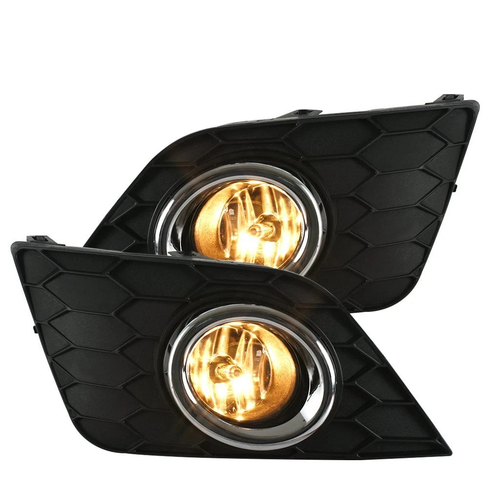 Fog Lights for Nissan Sentra (2016–2019) Clear Lens with Bezel and Switch