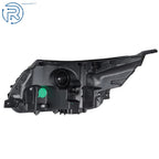 Right Side Black Housing Halogen Headlight w/LED DRL for Ford Explorer (2016–2019)