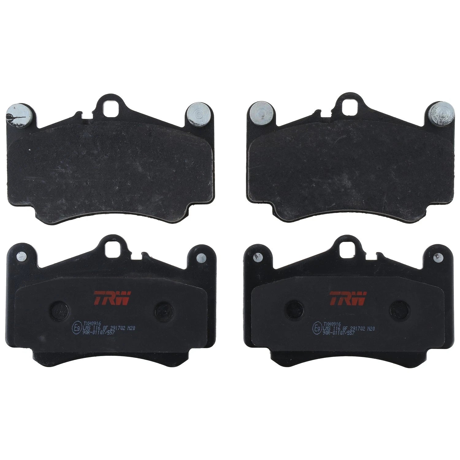 Set of 4 Disc Brake Pads for Porsche 911 (2001–2012)