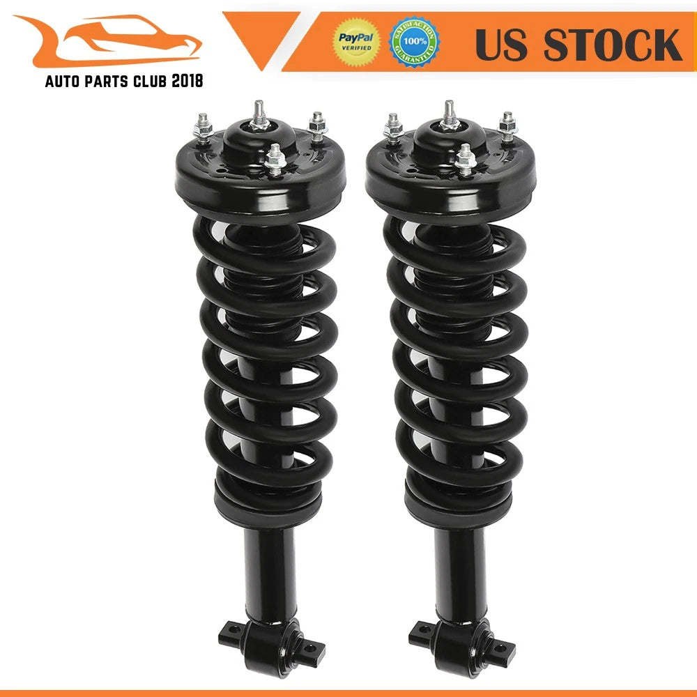 Front Strut Rear Shocks Kit for Ford F-150 4WD (2014) - Coil Springs, Sway Bars
