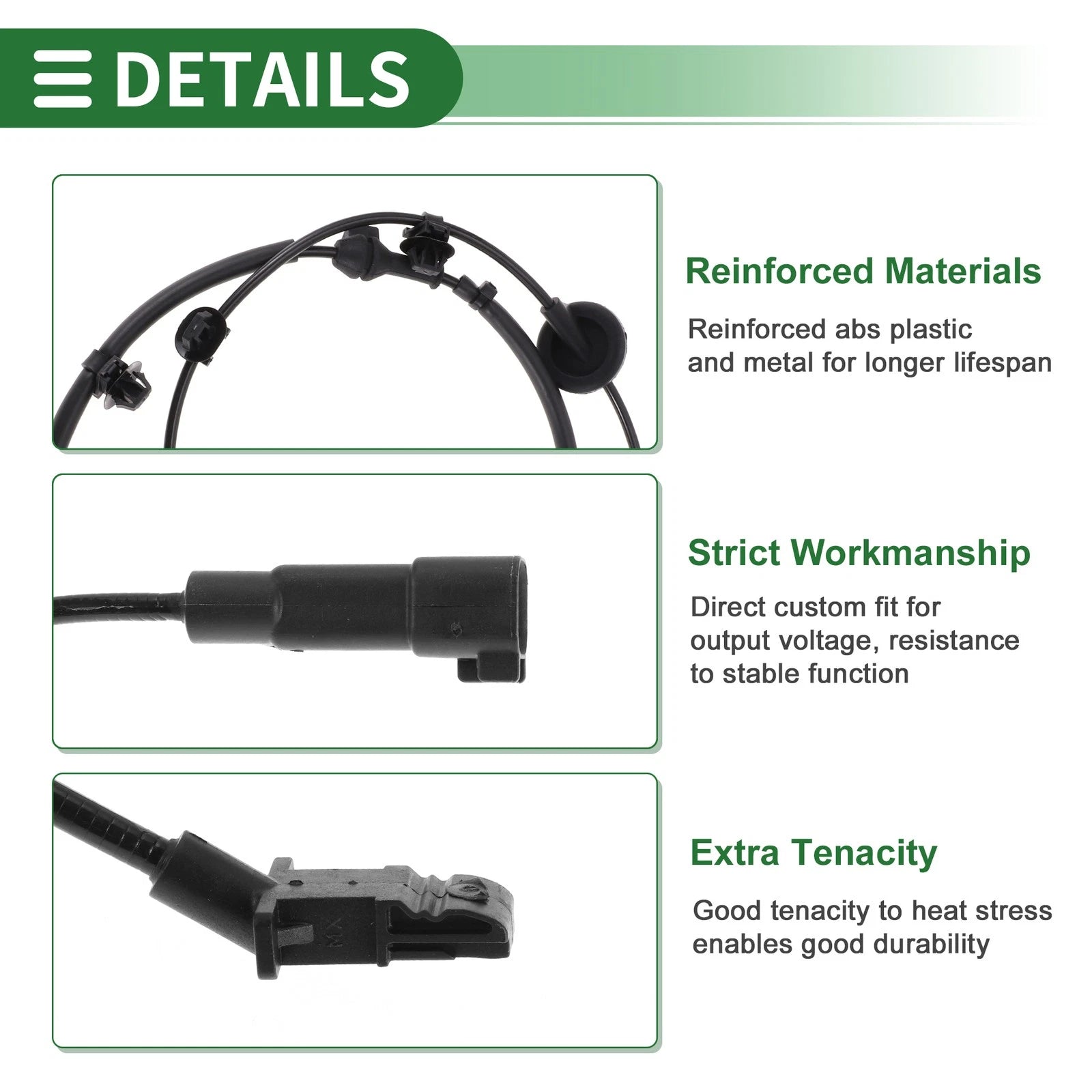 ABS Wheel Speed Sensor No. 4670A819 for Mitsubishi Outlander (2003–2023)