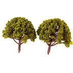 12pcs Model Tree for Landscape Diorama (6cm)