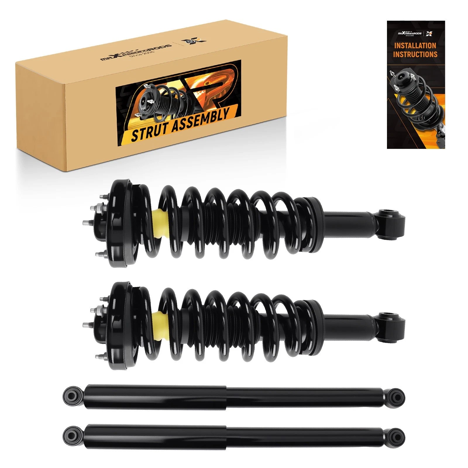 4X Rear Front Struts Assembly for Ford F-150 (2009–2013) RWD 11304