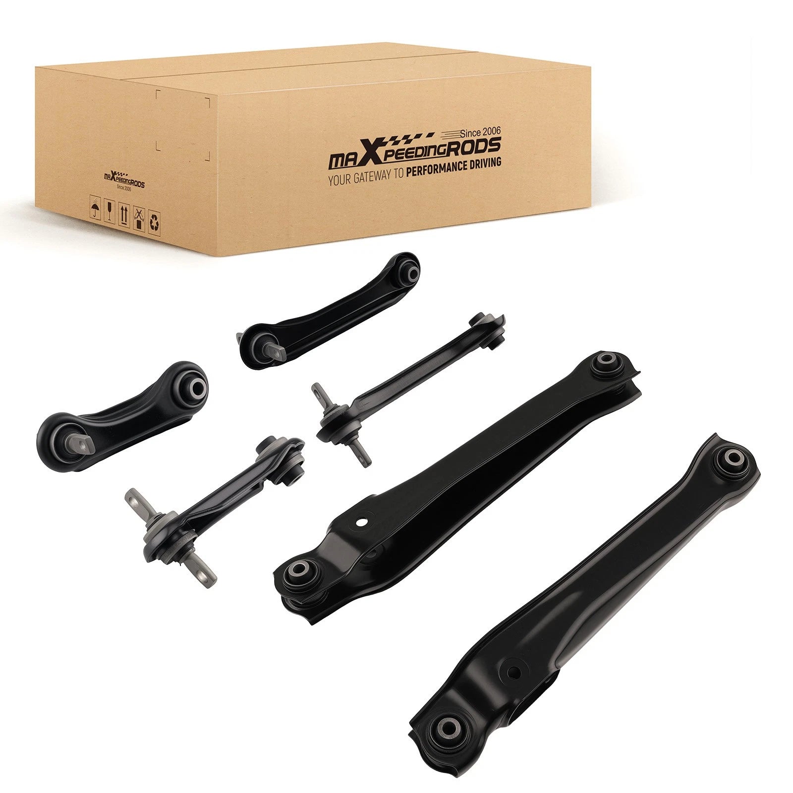 Rear Suspension Control Arm Kit + Link Assist for Mitsubishi Mirage (1993–2002)