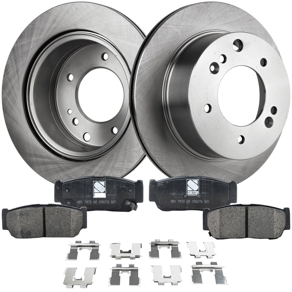 Rear Brake Disc and Pad Kit for Kia Sorento (2003–2006)