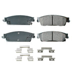 Rear Brake Kit 345mm Rotors & Akebono ProACT Pads for Cadillac Chevy GMC