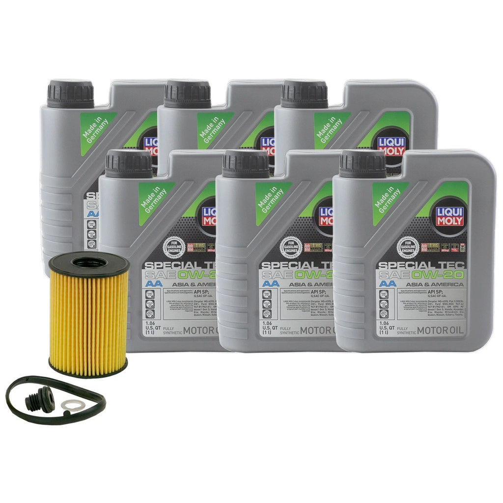 Liqui Moly SpecialTec AA 0W20 Engine Oil Change Kit for Santa Cruz Sonata (2021–2023)