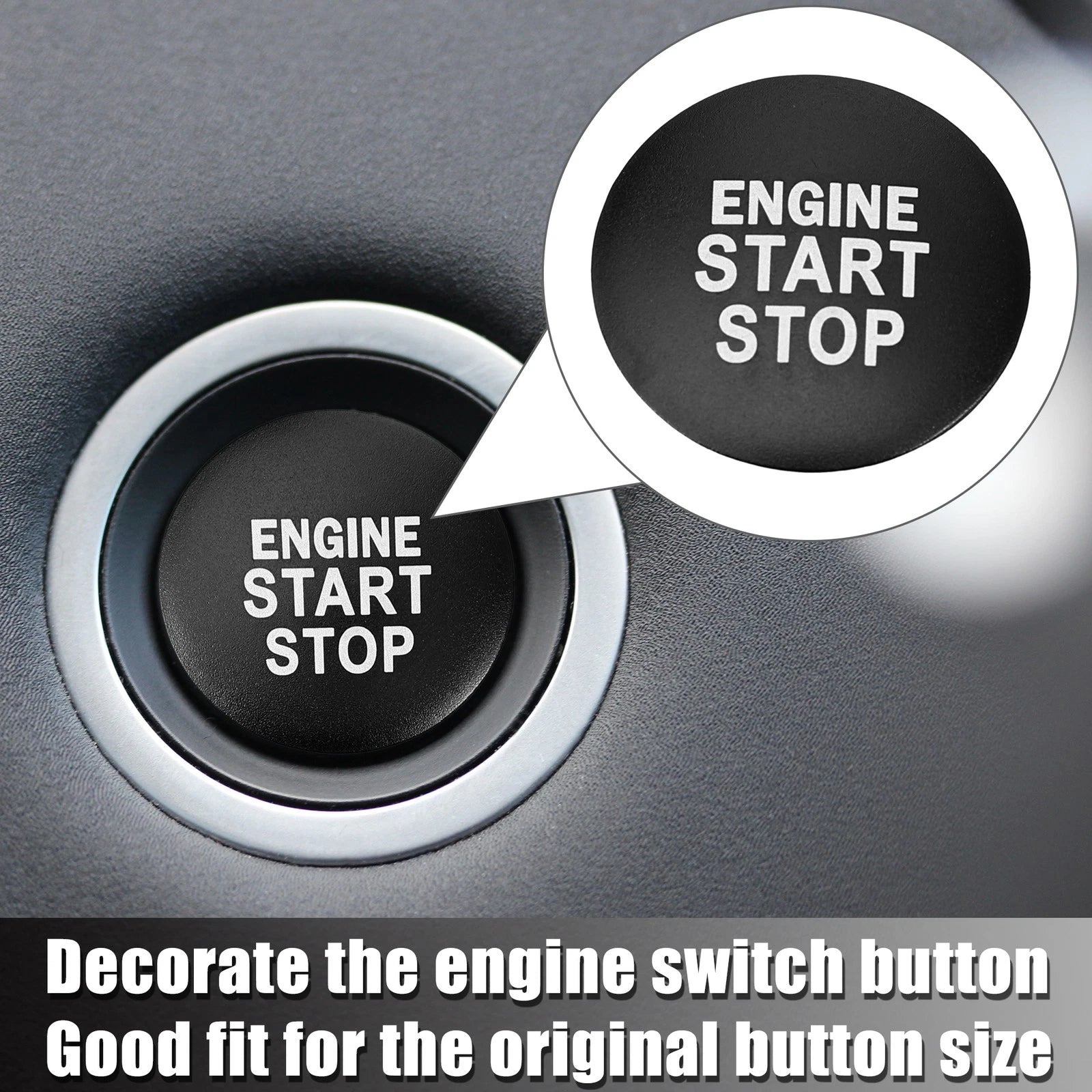Engine Start Stop Button Cover Sticker for Toyota Camry (2018–2023)