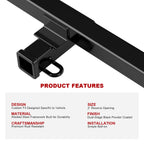 Trailer Hitch Receiver for Ford Escape (2013-2019)