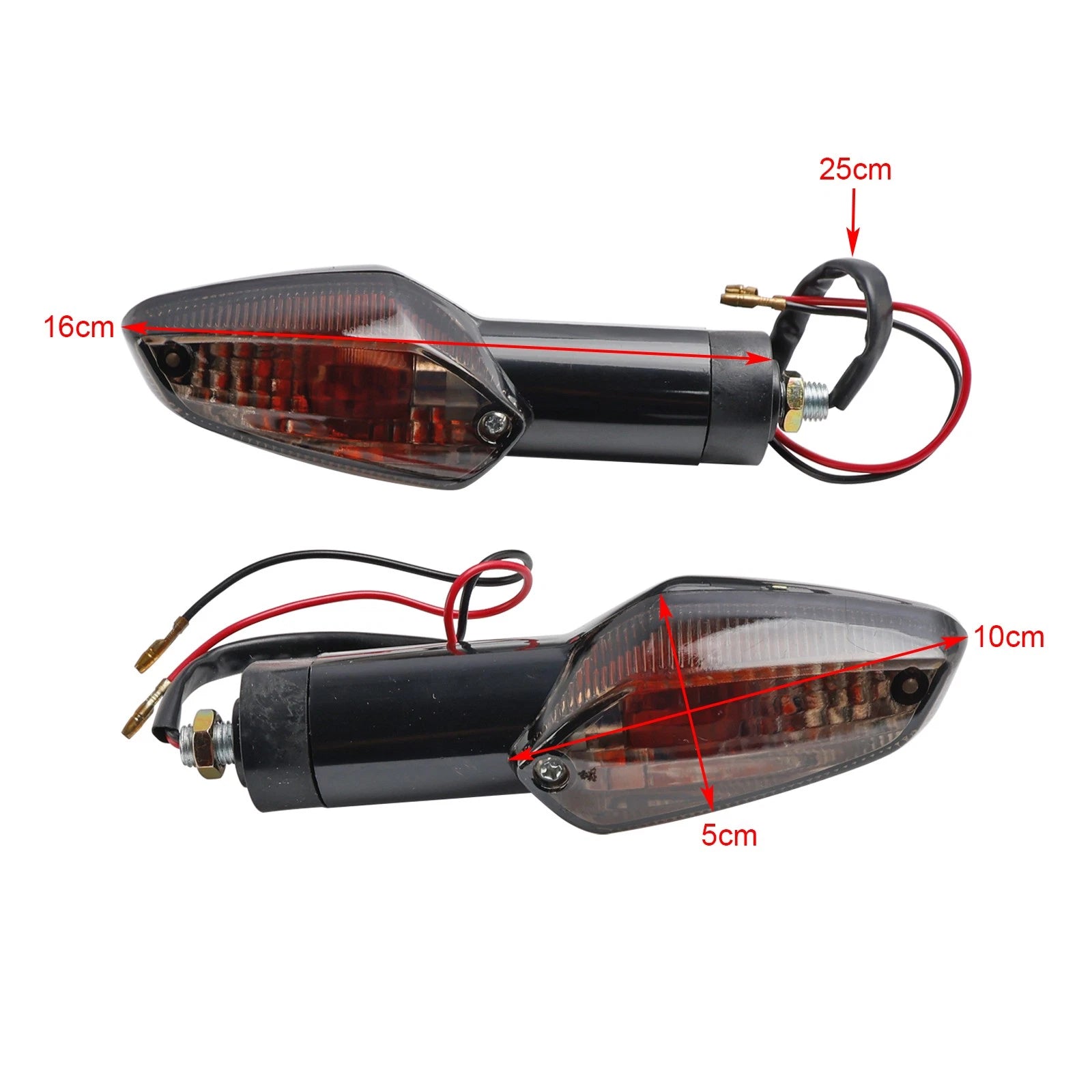 Turn Signal Lights for Honda CBR 250R 300R CBF 125 150 (2011–2018) Smoke
