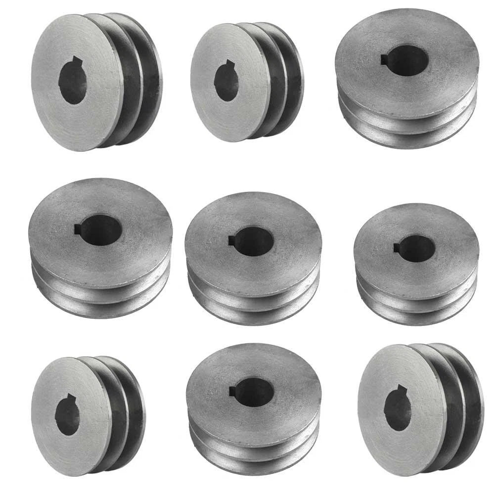 Motor Pulley A Type Double Slot V Belt Pulley for