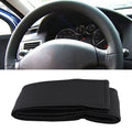 Car Steering Wheel Cover Real Leather Lace-Up Steering Wheel-Protector for AU