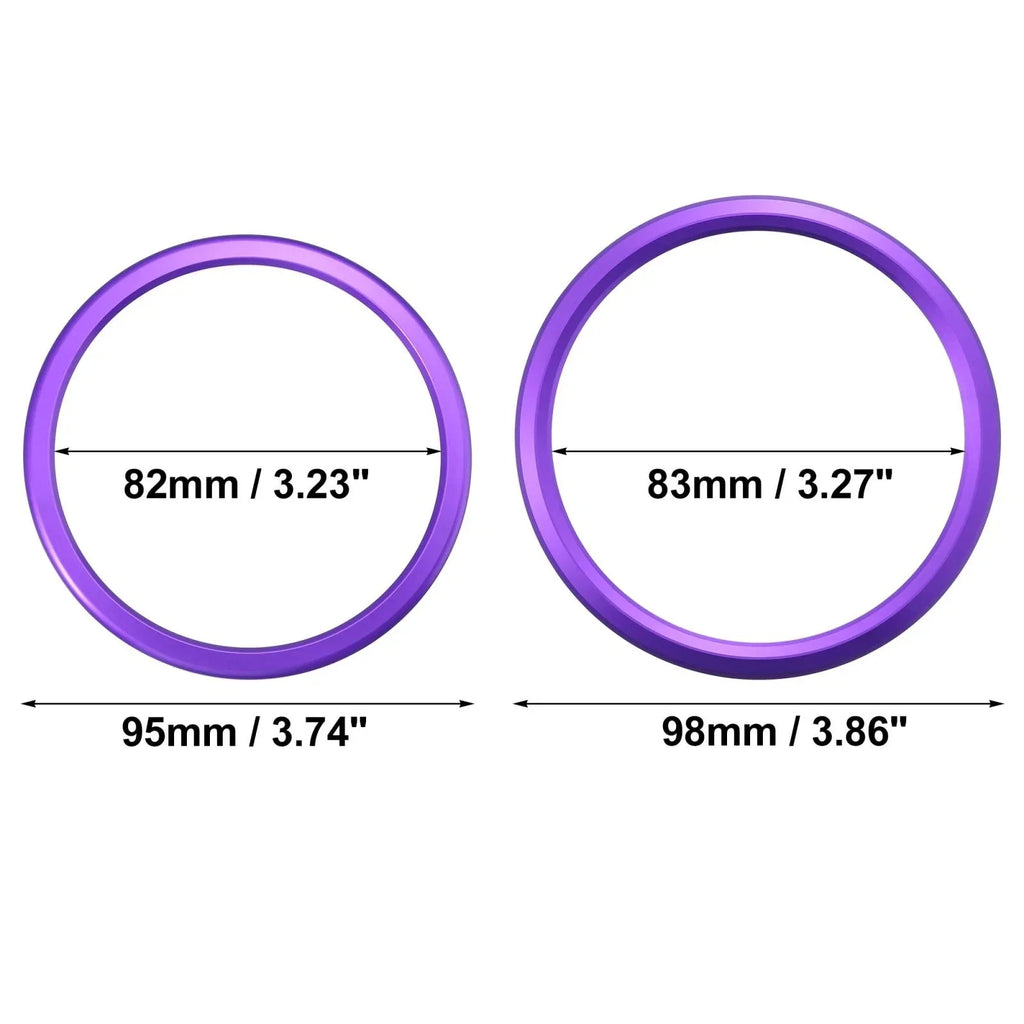 4 x AC Outer Vent Rings Trim Covers for Chevrolet Camaro (2016-2020) Purple