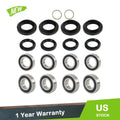 Set of 2 Front Rear Wheel Bearing Seal Kits for Yamaha Rhino 450 660 700 (2005–2013)