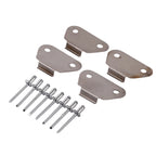 4X Saddlebags Lids Wear Strike Plate for Harley Touring Road Glide (1993–2013)